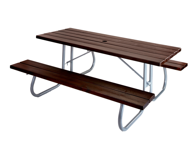 Collapsible picnic table