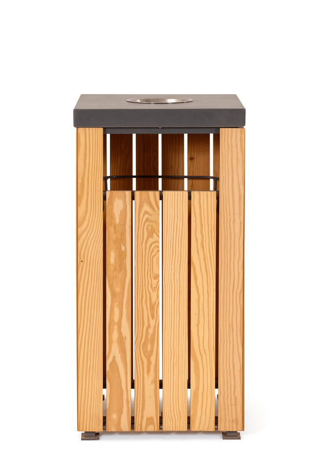 Single bin with ashtray