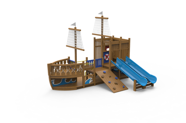 Mini pirate ship