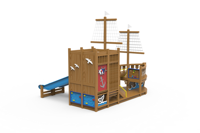 Mini pirate ship