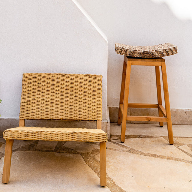 bamboo bar stool