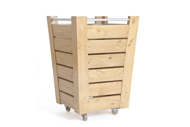 v-shaped bin