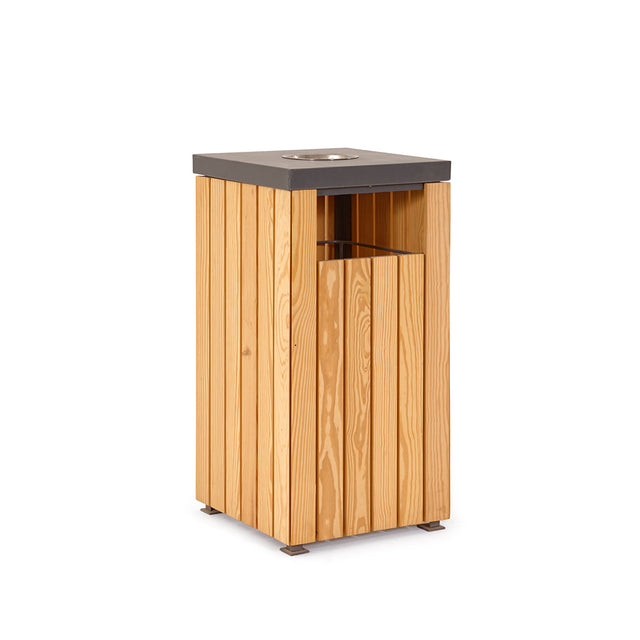 single bin with ashtray