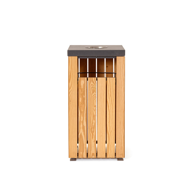 single bin with ashtray