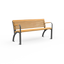 Arc bench with arms