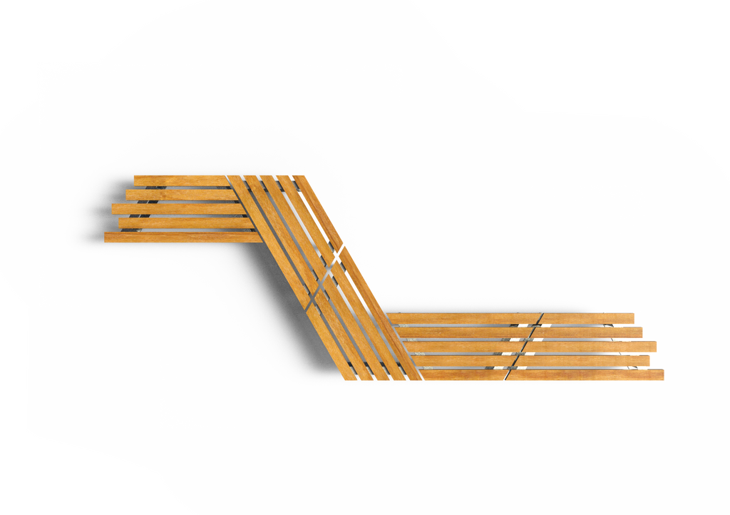 Hex bench – Alamein Outdoor Furniture
