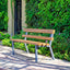 Side walk bench