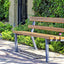sidewalk bench